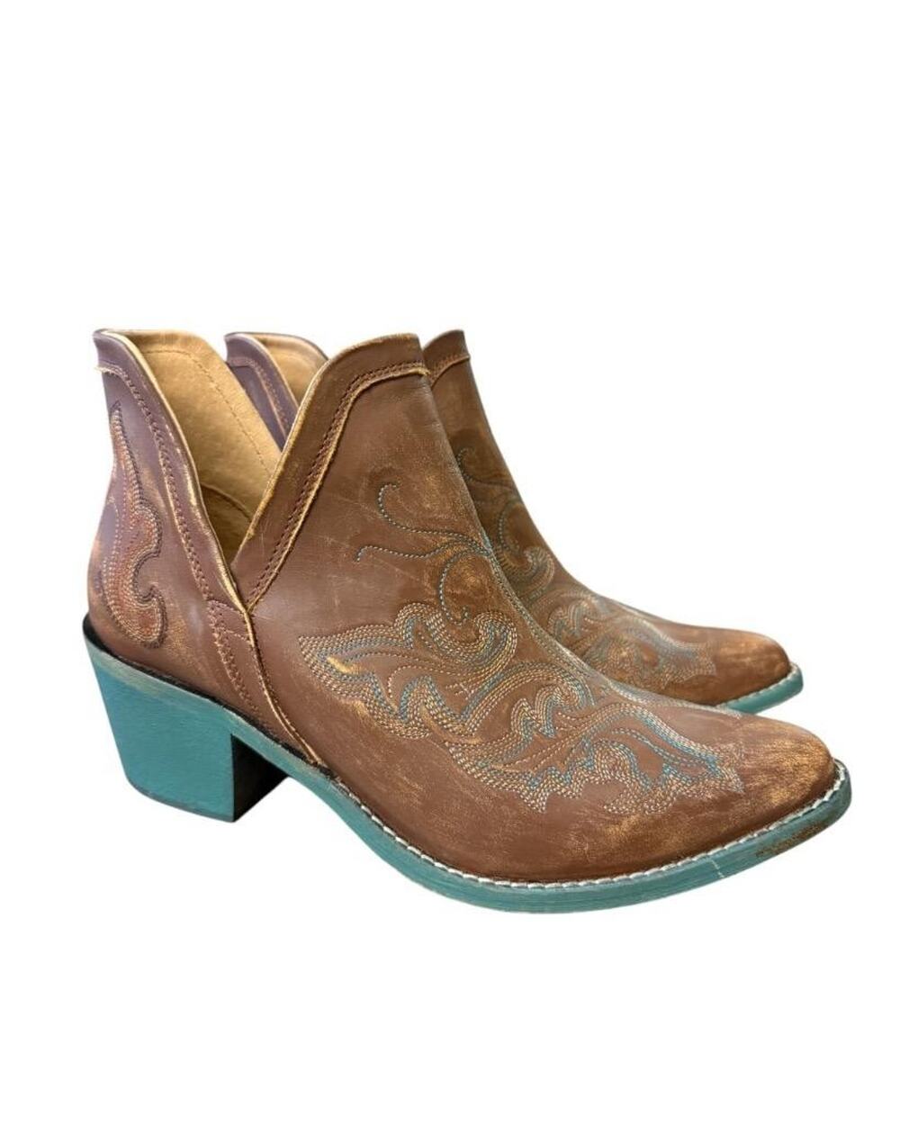 Circle G by Corral Boots Badland Babe Western Cowboy Booties Women size 7.5